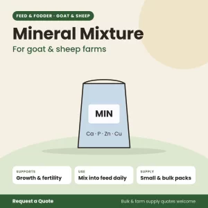 Mineral Mixture for Goats & Sheep for goat and sheep farms