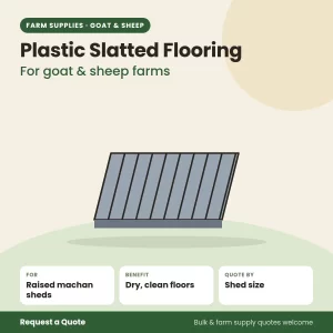 Plastic Slatted Flooring for Goat & Sheep Sheds for goat and sheep farms
